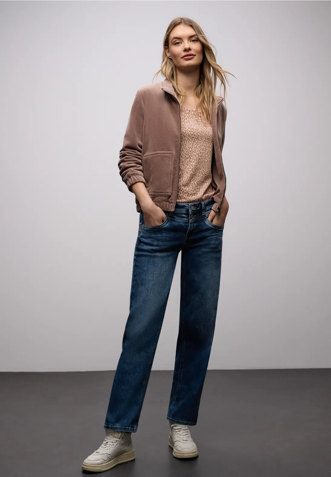 Street One Leo Shirt - Light Apricot