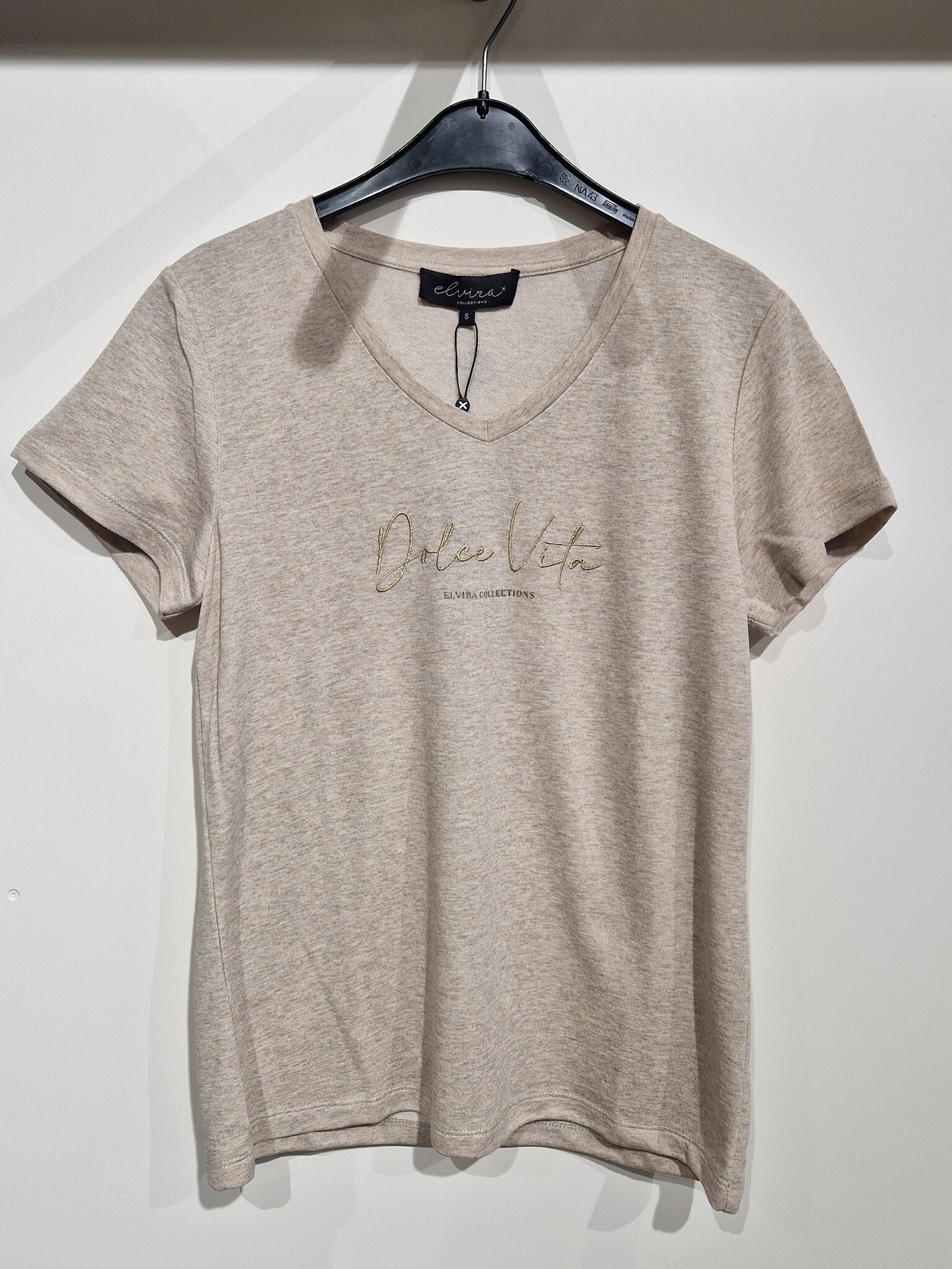 Elvira Collections T-Shirt Dolce Vita - Cream