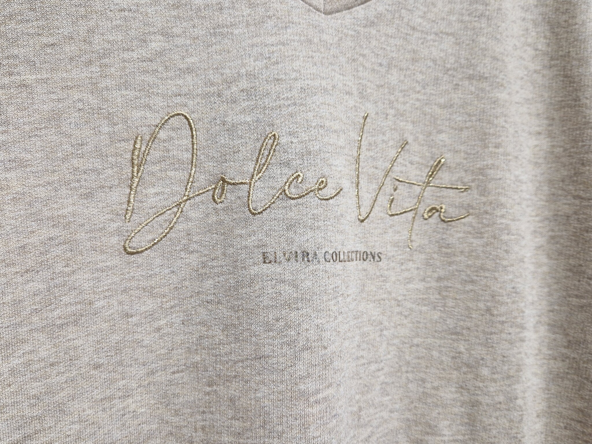Elvira Collections T-Shirt Dolce Vita - Cream
