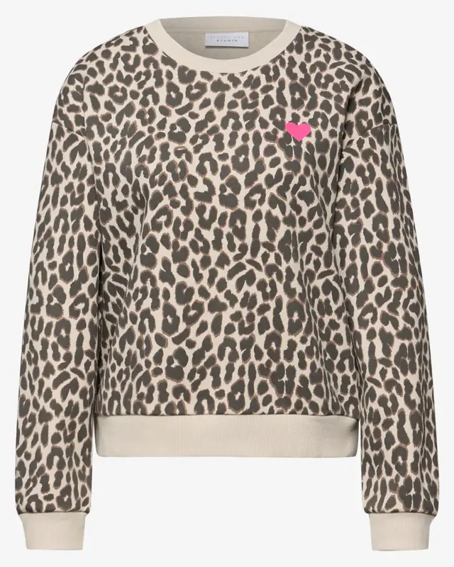 Street One Studio Leo Sweatshirt - Light Buffed Beige