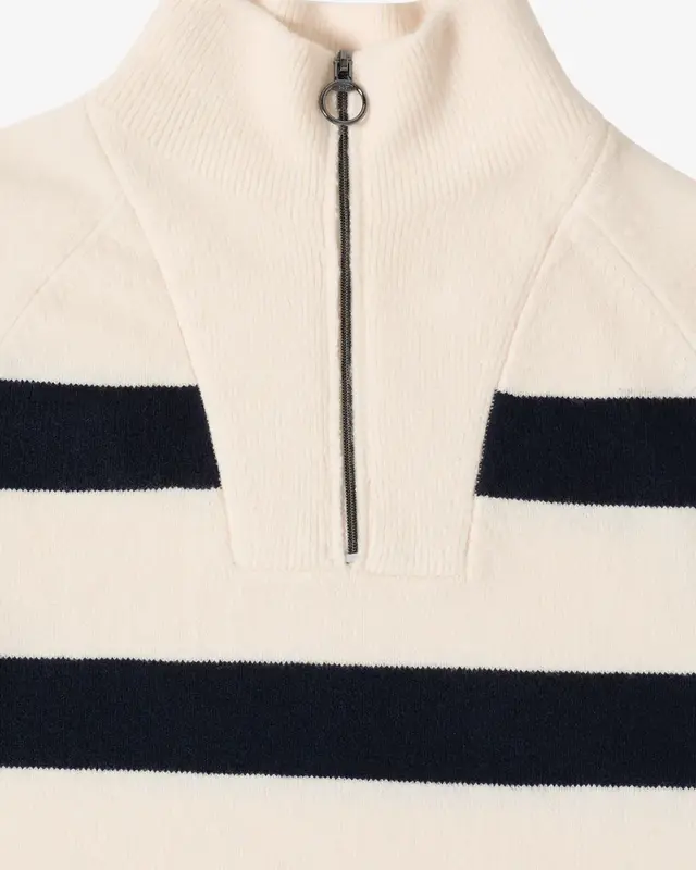 Cecil Gestreifter Pullover - Universal Blue