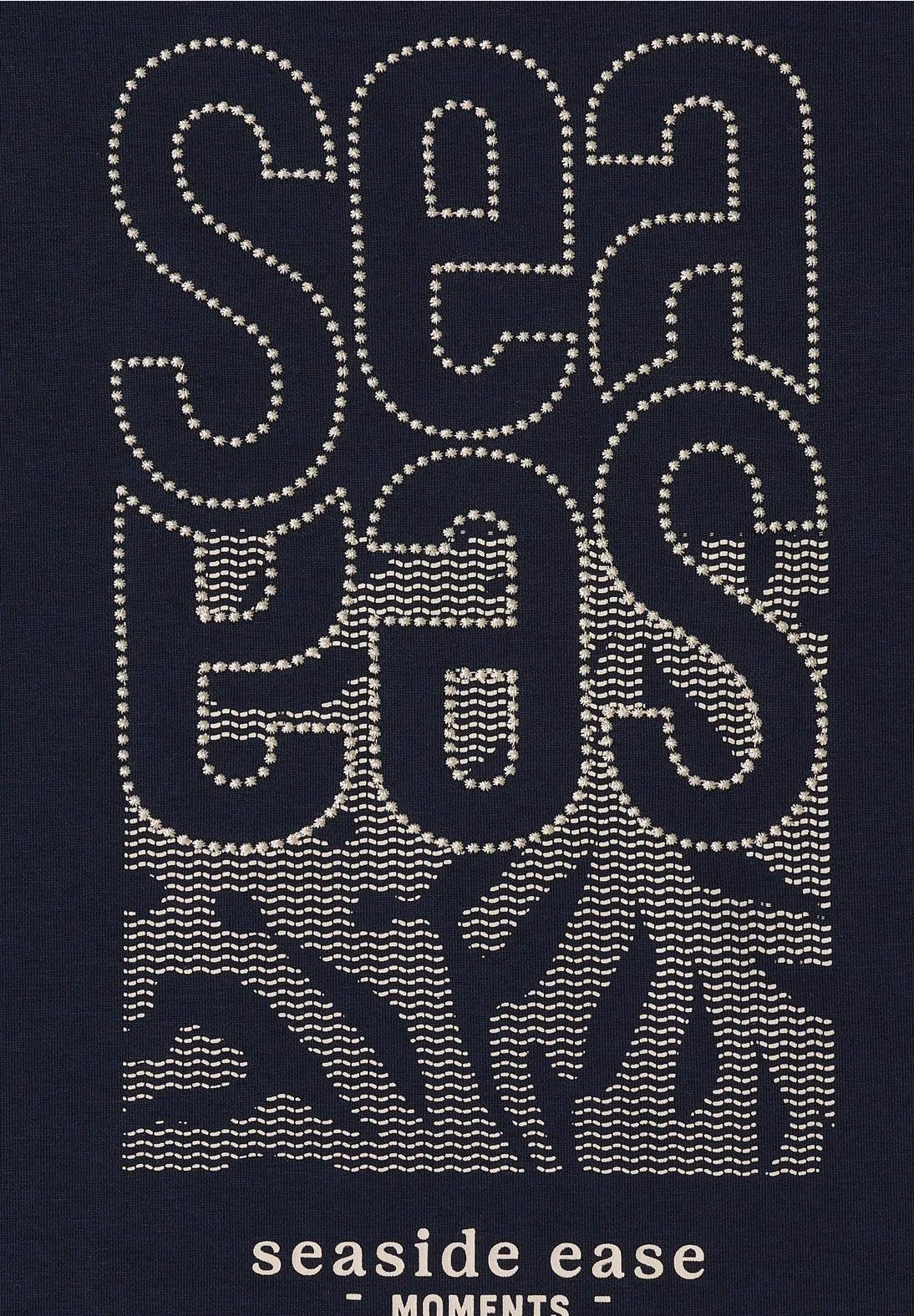 Cecil Shirt met Borduursel - Universal Blue