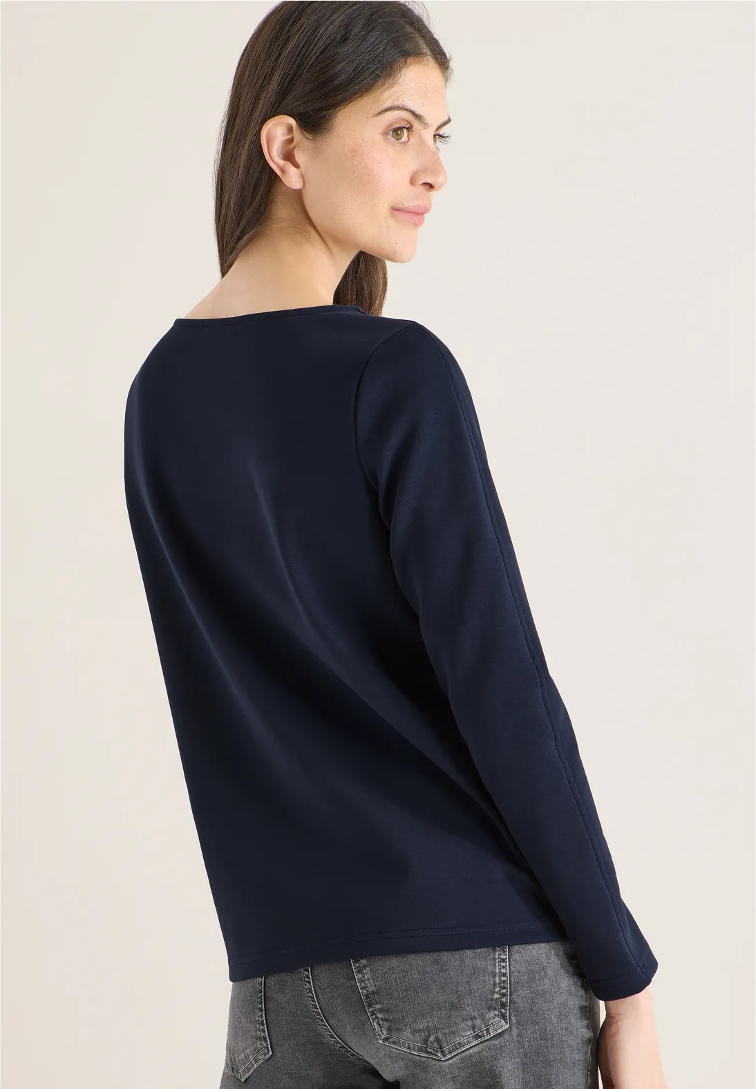 Cecil Shirt met Borduursel - Universal Blue