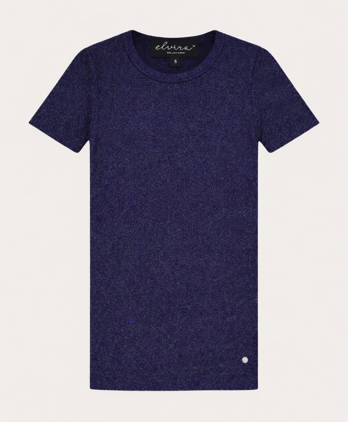 Elvira Collections Glitzer Top Vickey - Navy