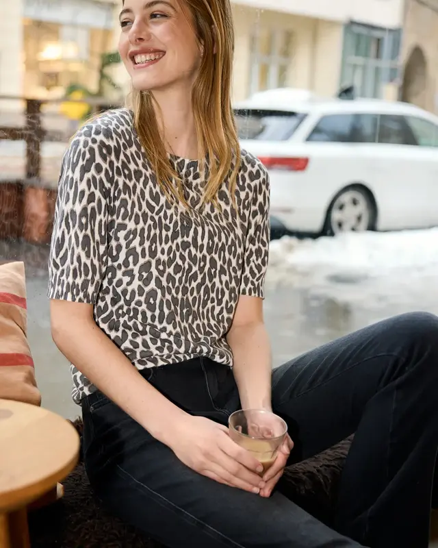 Street One Studio Leo Jumper - Soft Beige