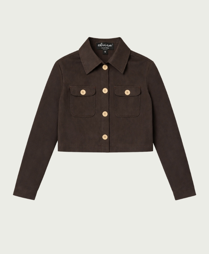Elvira Collections Jacket Loa - Mocha