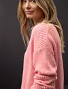 Street One Pullover Mouliné - Striking Coral