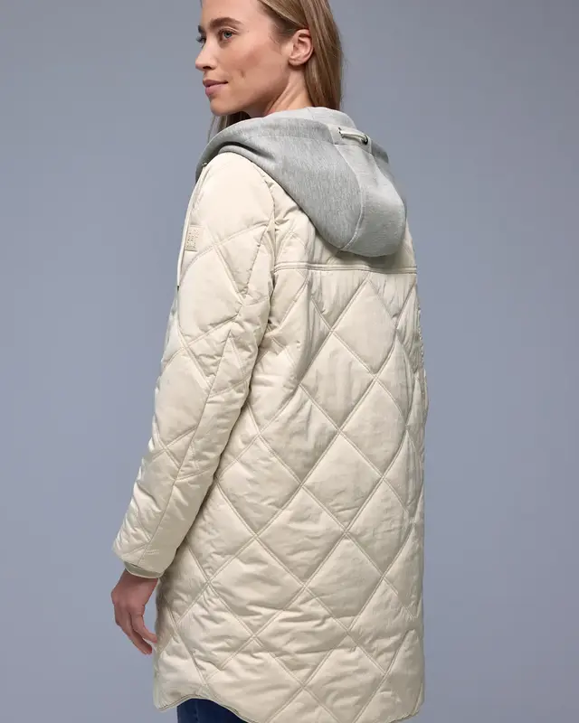 Street One Jas met Afneembare Capuchon - Powder Beige