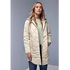 Jacke mit abnehmbarer Kapuze - Powder Beige