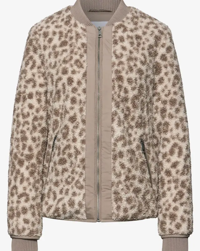 Street One Studio Blouson with Leo Print - Cashmere Grey
