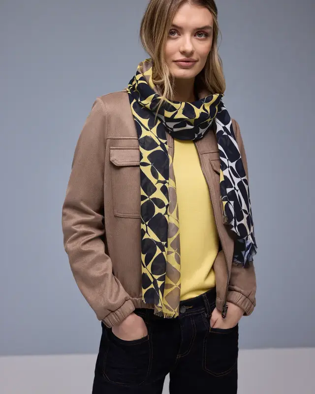 Street One Sjaal met Patroon - Multicolor