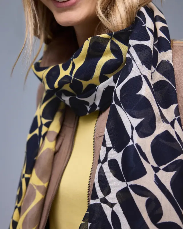 Street One Gemusterter Schal - Multicolor