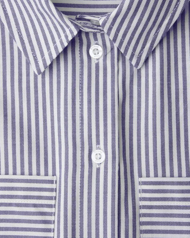 Street One Gestreifte Hemdbluse - Original Blue