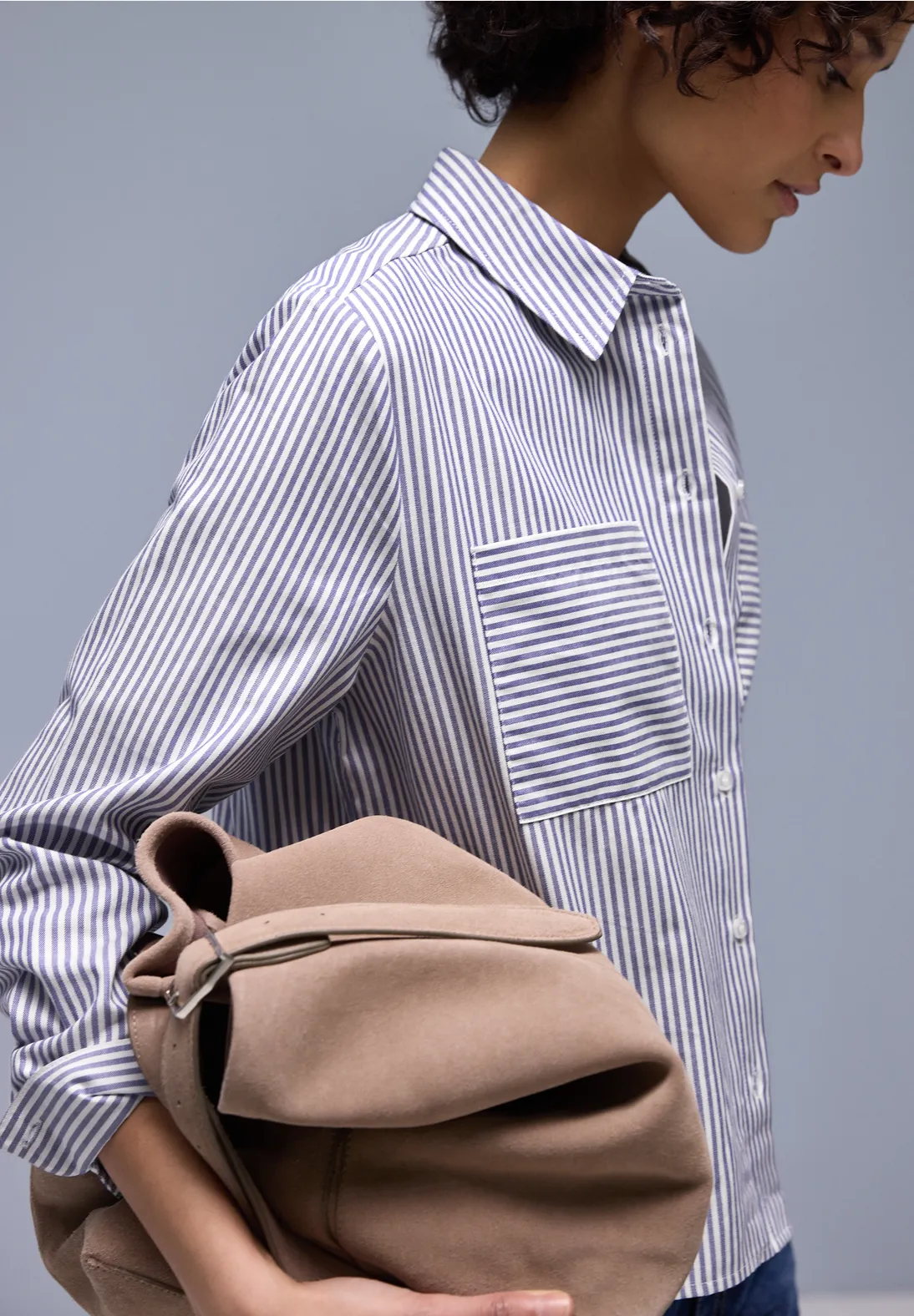 Street One Striped Shirtblouse - Original Blue