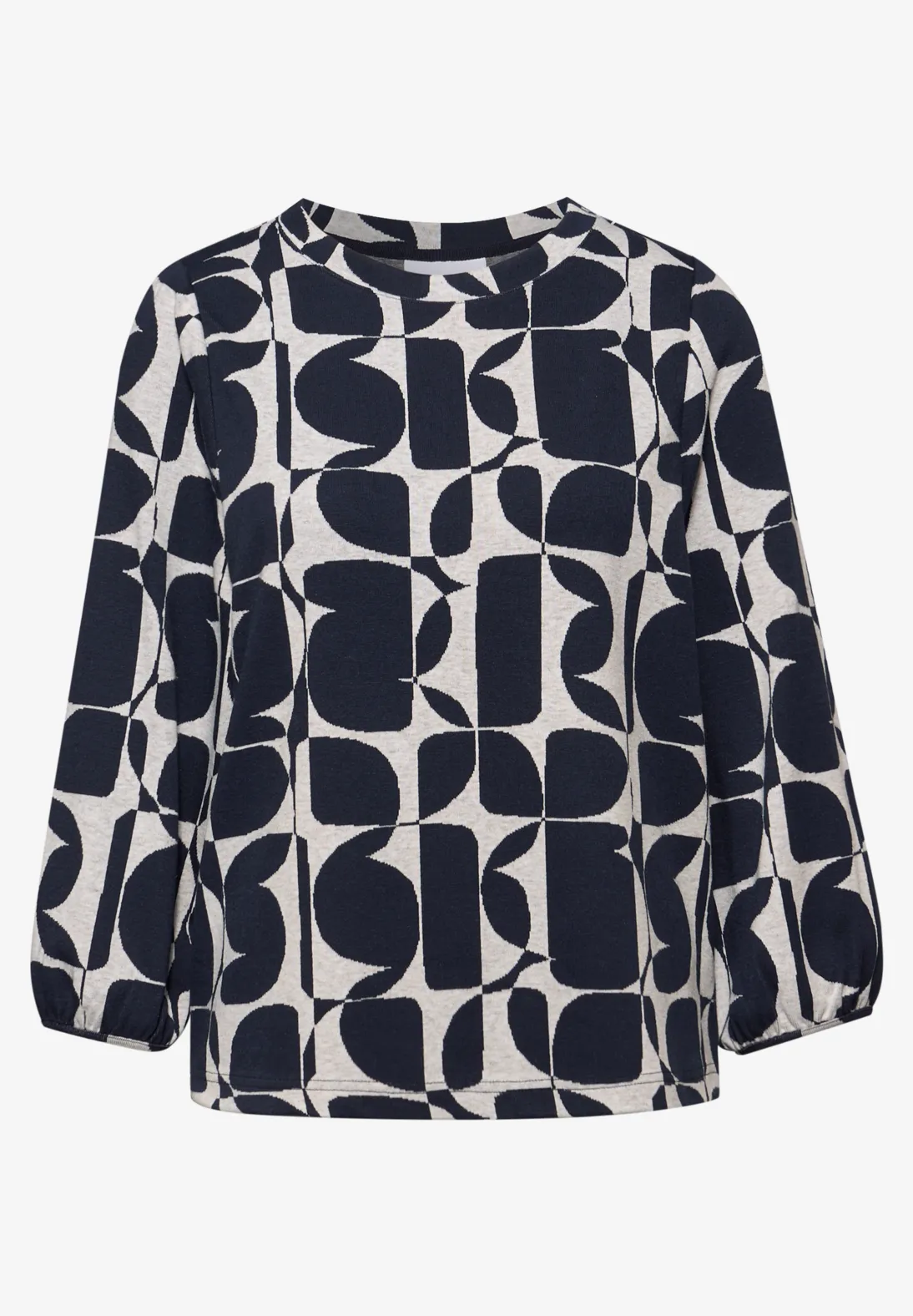 Street One Gemustertes Shirt - Shadowed Navy