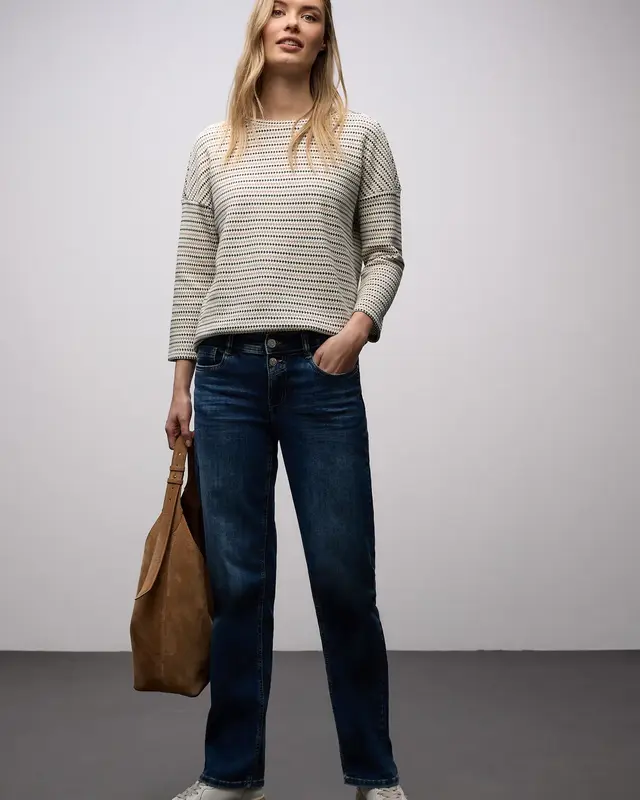 Street One Striped Shirt - Off White