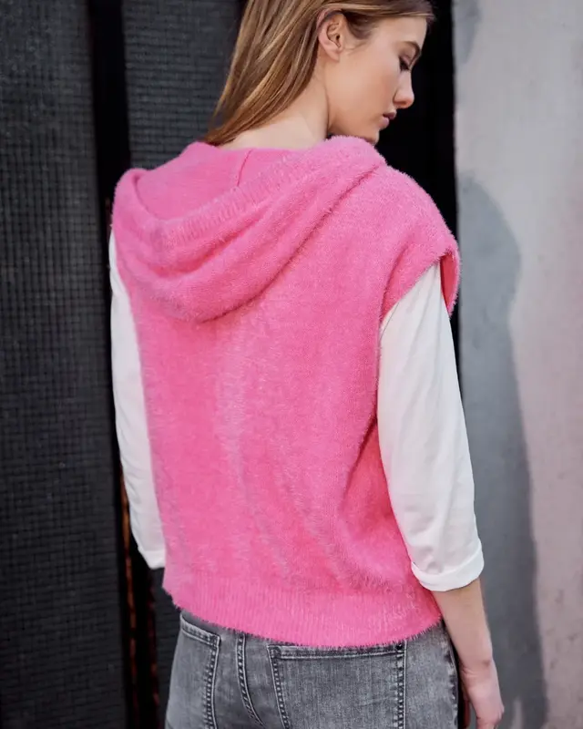 Street One Studio Weiche Weste - Blazing Berry Melange