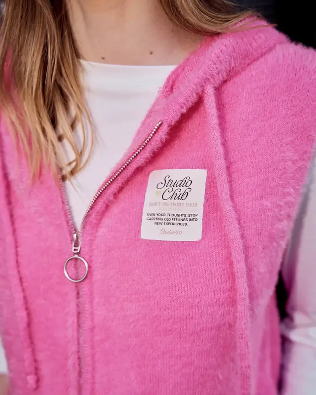 Street One Studio Soft Cardigan - Blazing Berry Melange