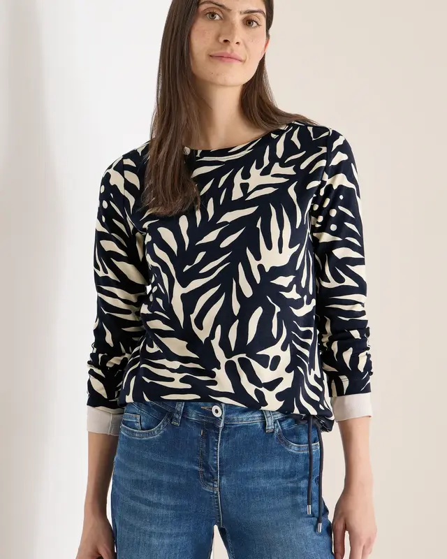 Cecil Two-Tone Shirt - Universal Blue