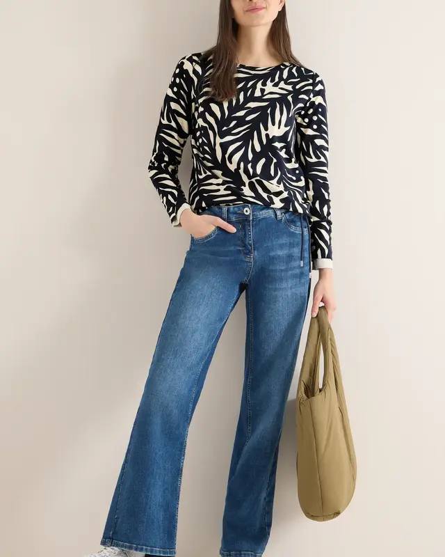 Cecil Two-Tone Shirt - Universal Blue