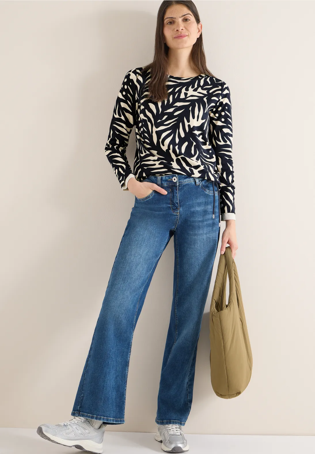 Cecil Two-Tone Shirt - Universal Blue