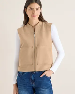 Cecil Blouson Gilet - Golden Camel