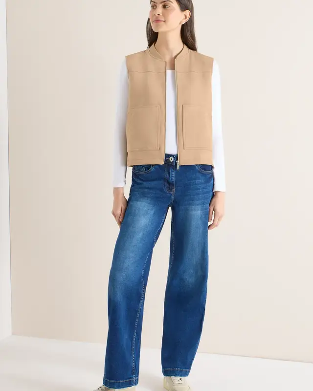 Cecil Blouson Gilet - Golden Camel