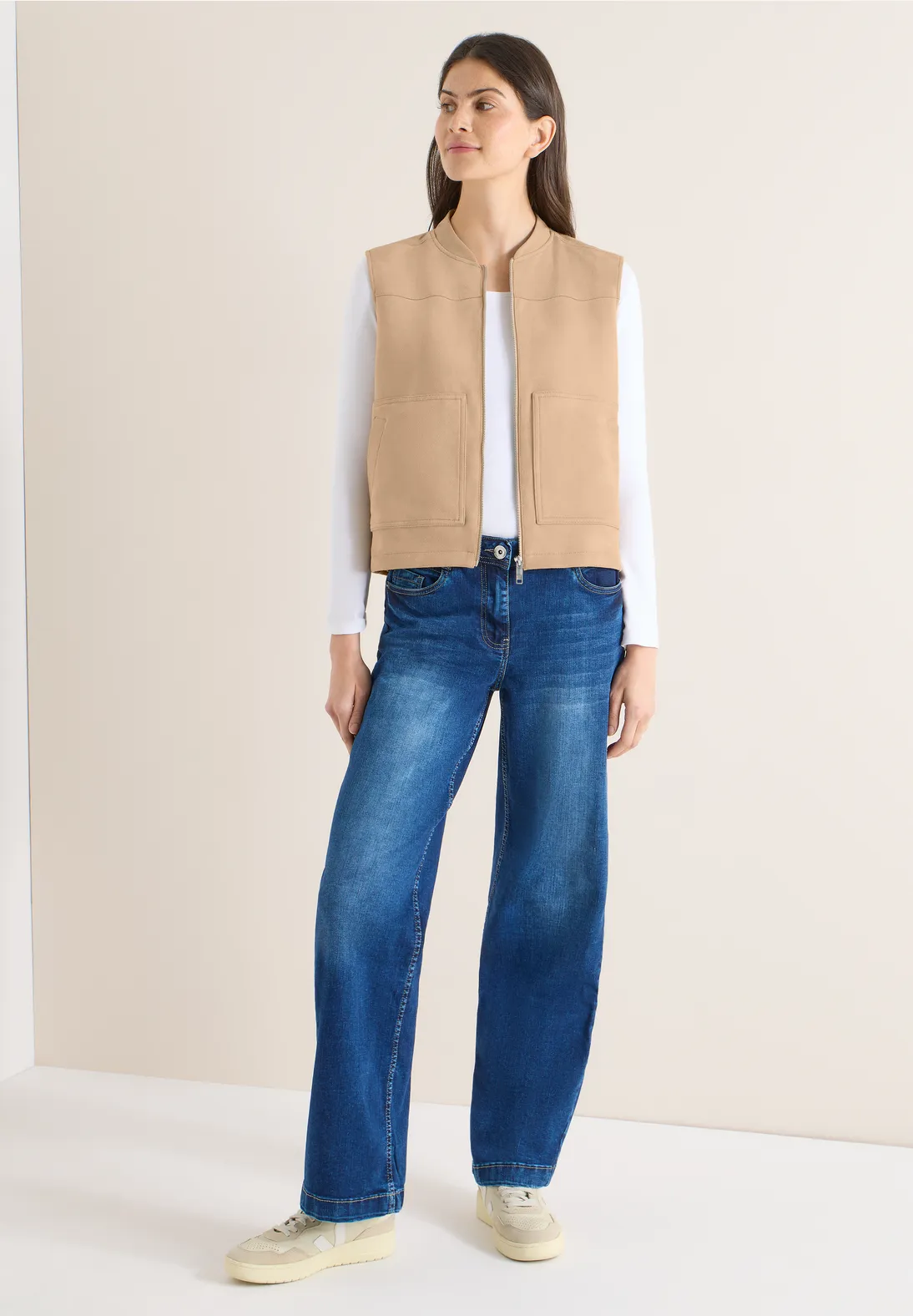 Cecil Blouson Cardigan - Golden Camel