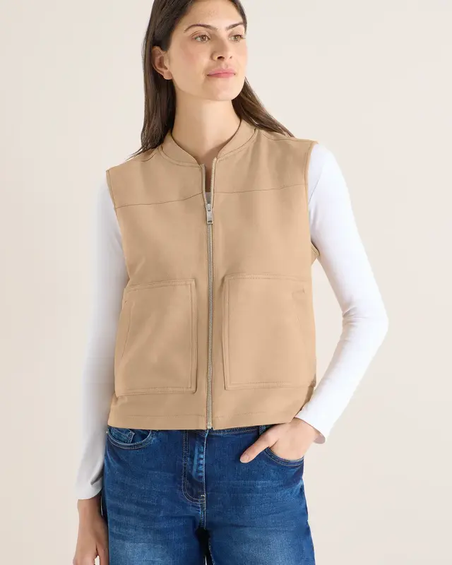 Cecil Blouson Cardigan - Golden Camel