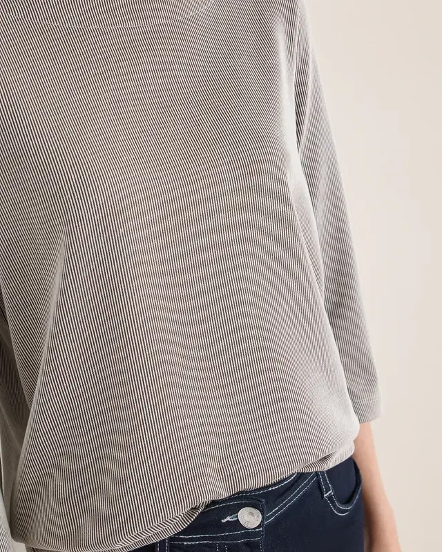 Cecil Striped Shirt - Cloud Blue - Copy