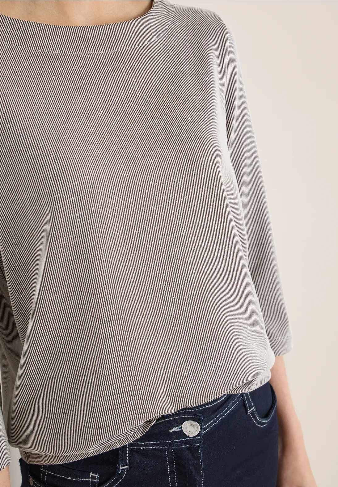 Cecil Striped Shirt - Cloud Blue - Copy