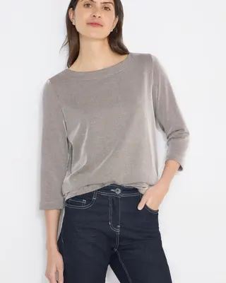 Cecil Striped Shirt - Cloud Blue - Copy