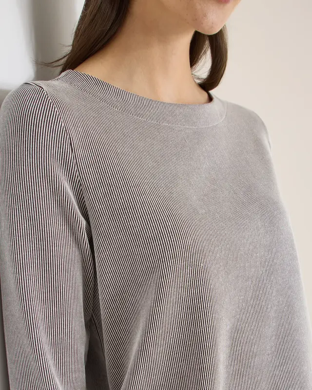 Cecil Striped Shirt - Cloud Blue - Copy