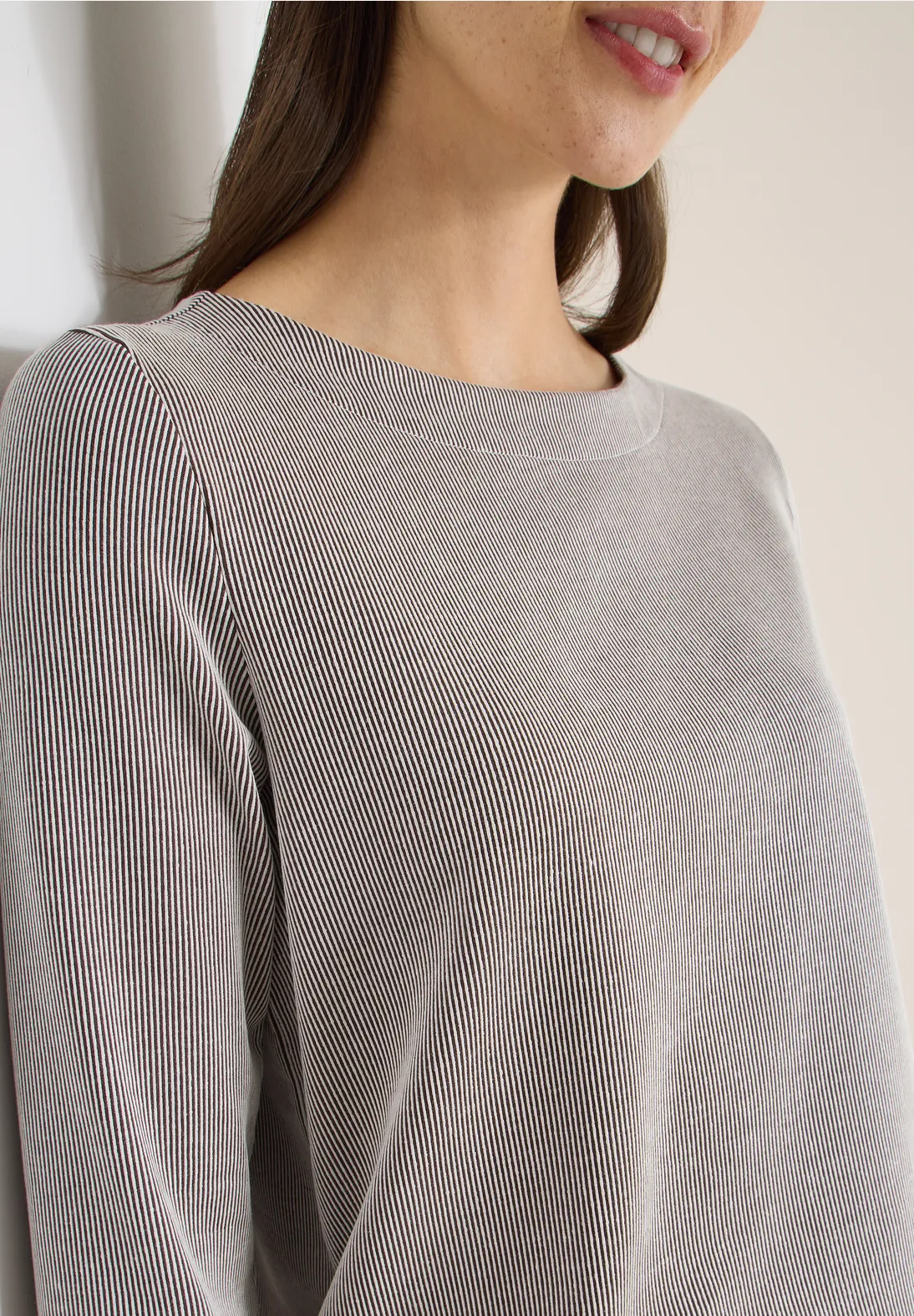 Cecil Striped Shirt - Cloud Blue - Copy