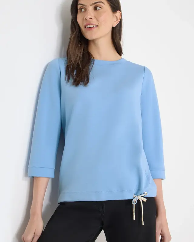 Cecil Soft Touch Shirt - Cloud Blue