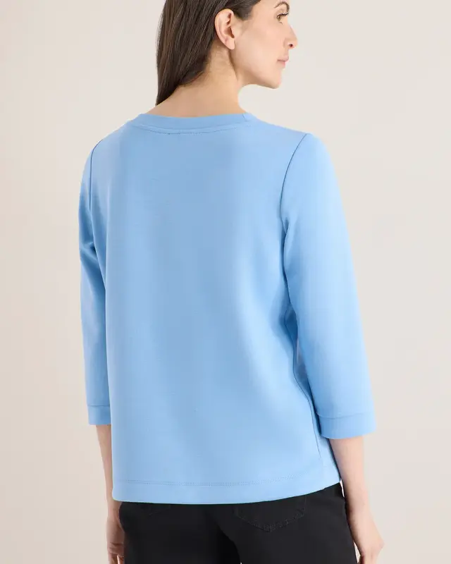 Cecil Soft Touch Shirt - Cloud Blue
