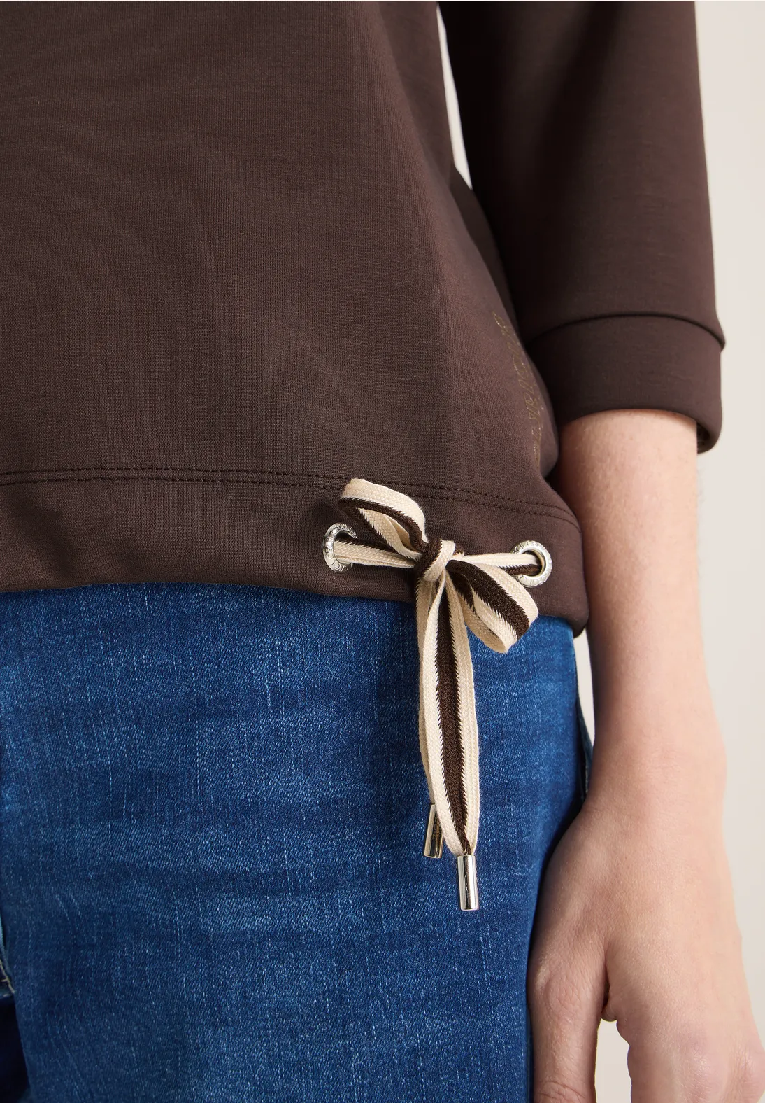 Cecil Soft Touch Shirt - Macchiato Brown