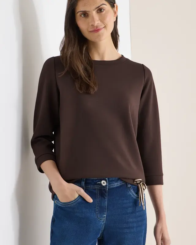 Cecil Soft Touch Shirt - Macchiato Brown