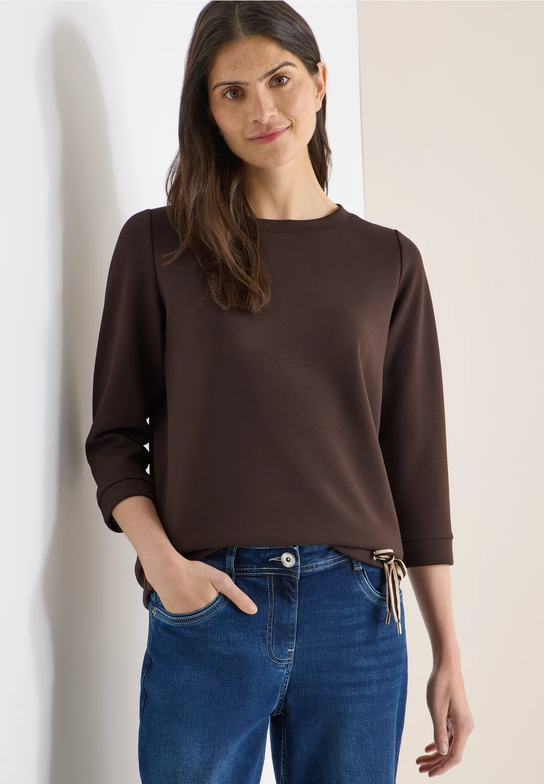 Cecil Soft Touch Shirt - Macchiato Brown
