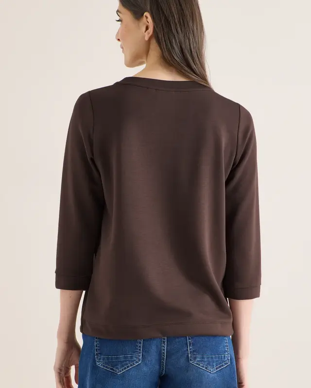 Cecil Soft Touch Shirt - Macchiato Brown