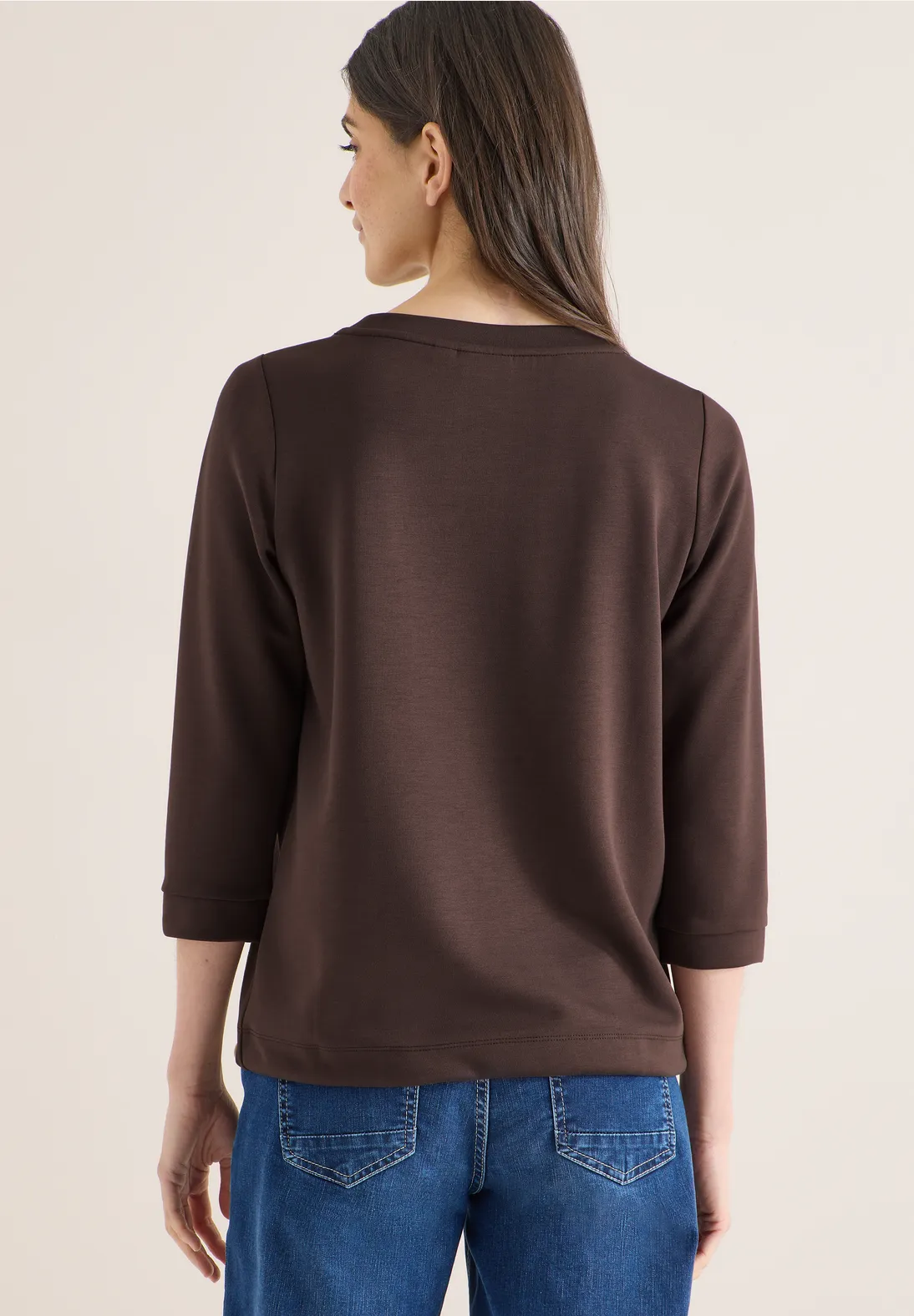 Cecil Soft Touch Shirt - Macchiato Brown