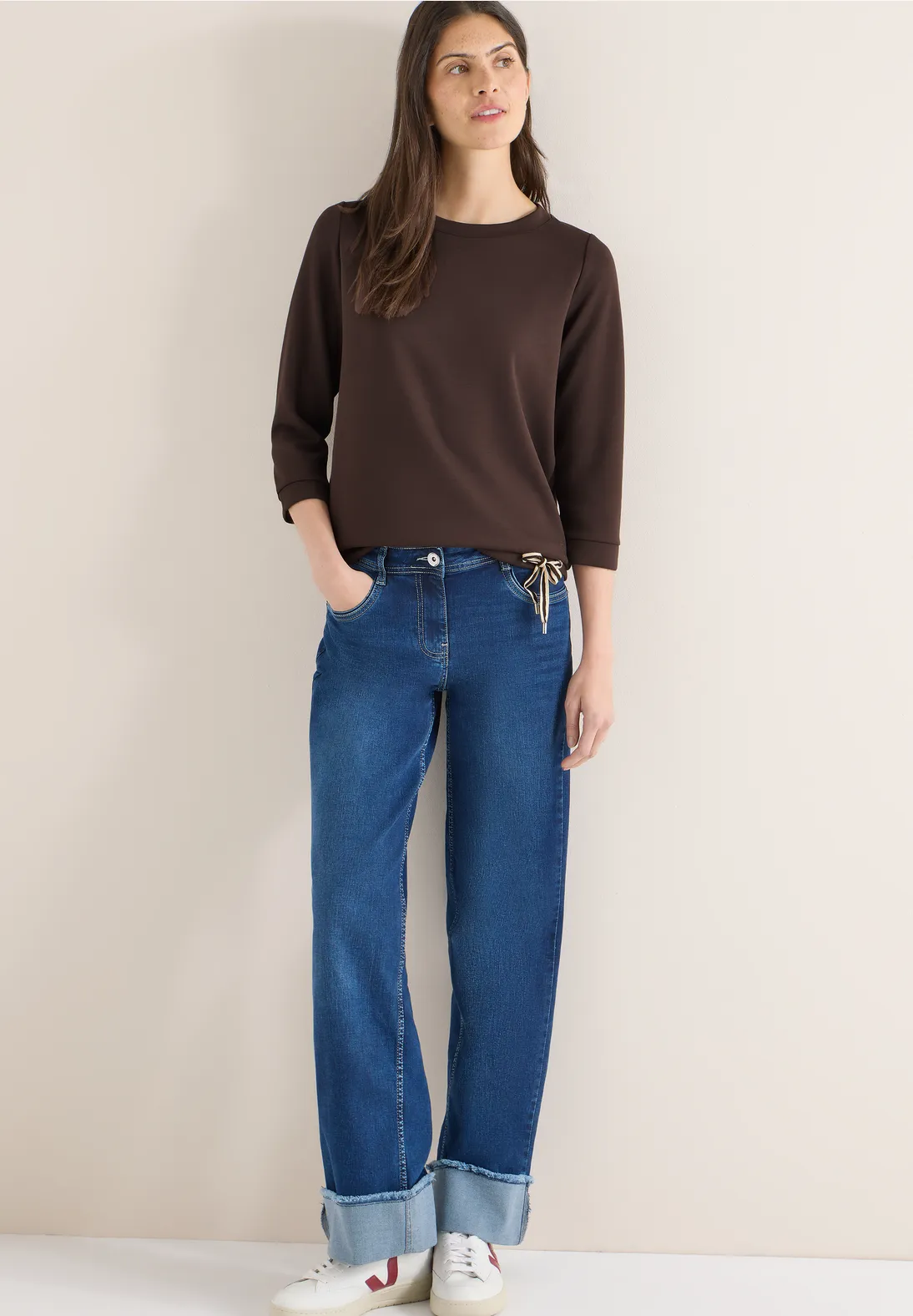 Cecil Soft Touch Shirt - Macchiato Brown