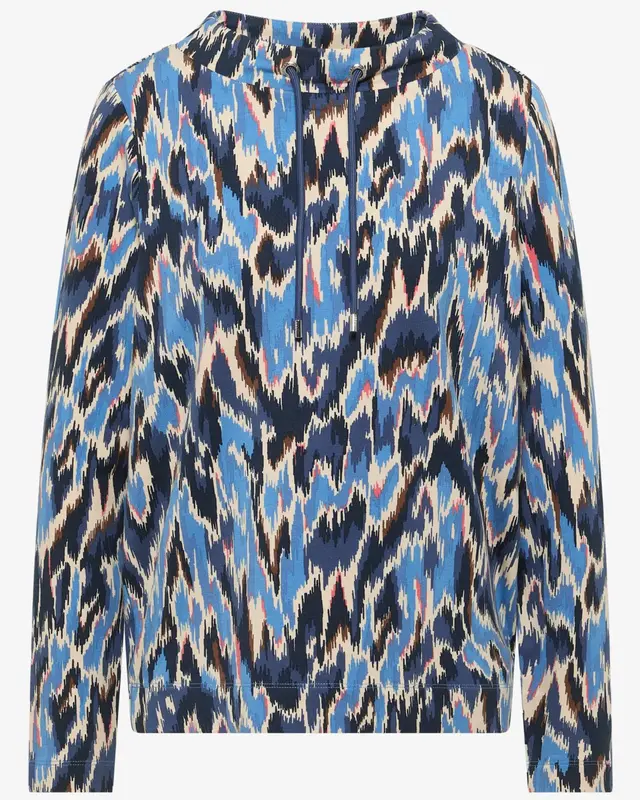 Cecil Printed Shirt - Cloud Blue