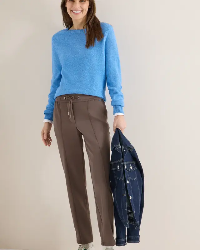 Cecil Slim Leg Pants Tracey - Urban Taupe