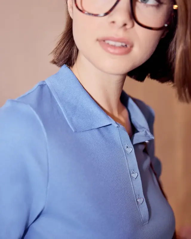 Street One Studio Poloshirt - Blue Echo