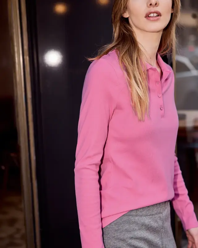 Street One Studio Poloshirt - Glowy Pink