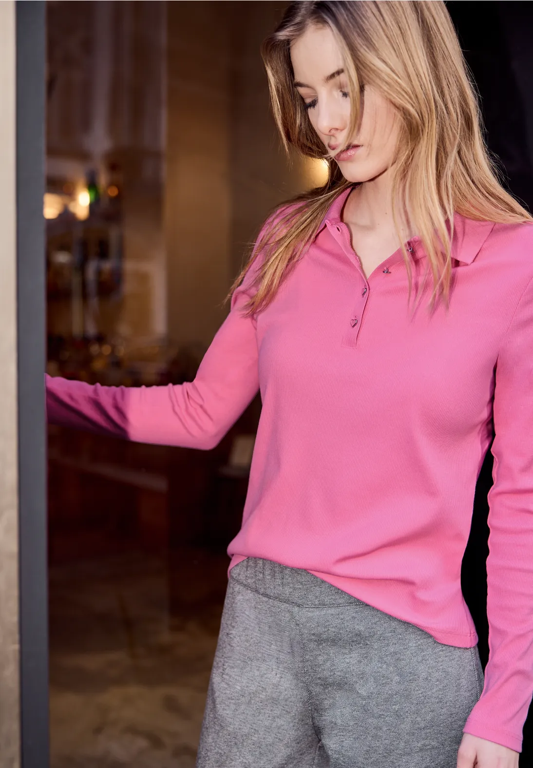 Street One Studio Poloshirt - Glowy Pink