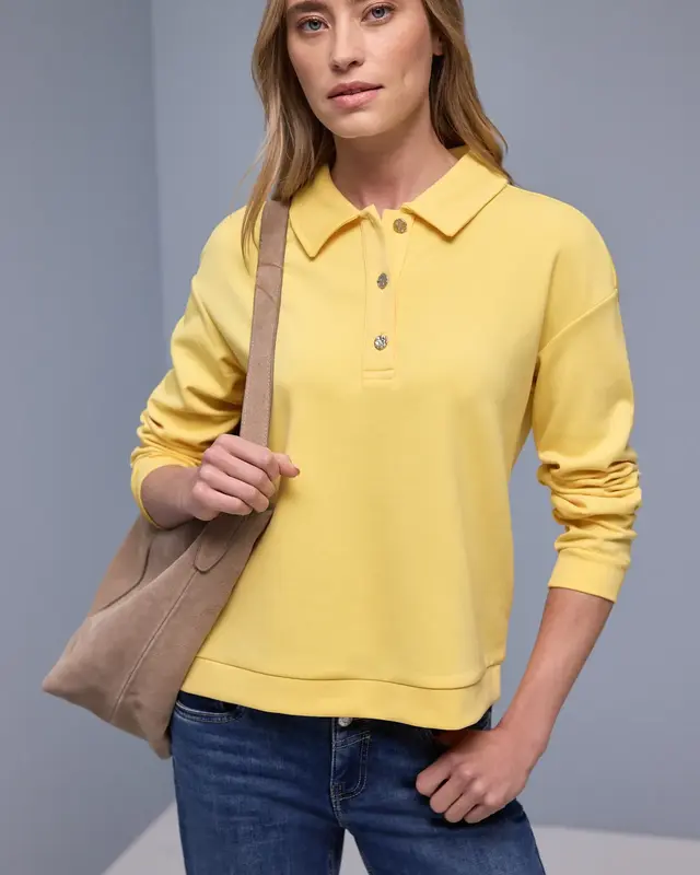 Street One Poloshirt - Bloom Yellow Melange