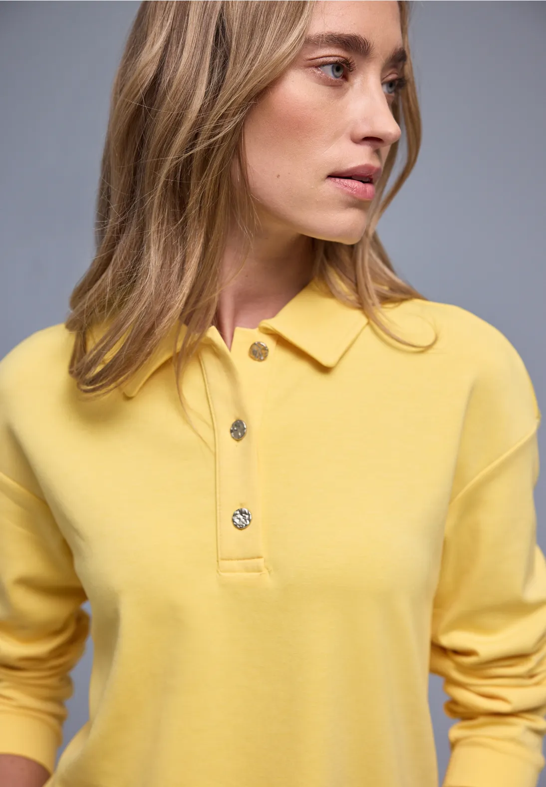 Street One Poloshirt - Bloom Yellow Melange