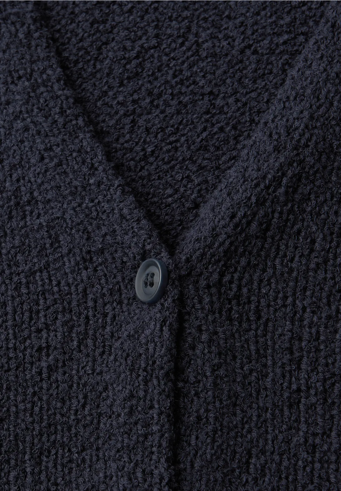 Street One Weste in Unifarbe - Shadowed Navy